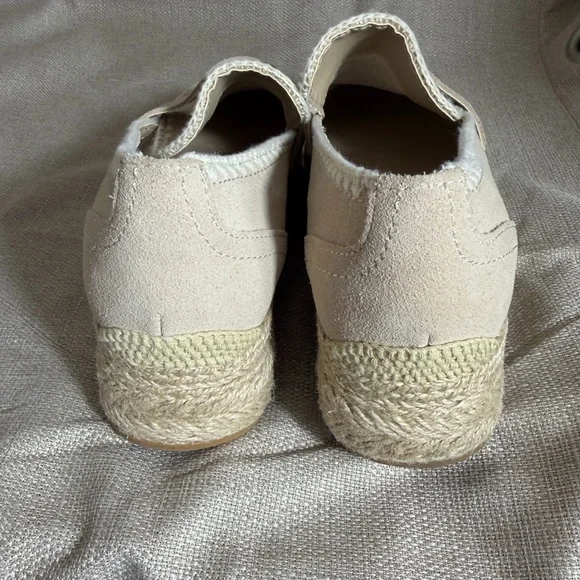 Dolce Vita Janine Platform Sneaker Loafer Women's Bone Nude Suede - Picture 8 of 10